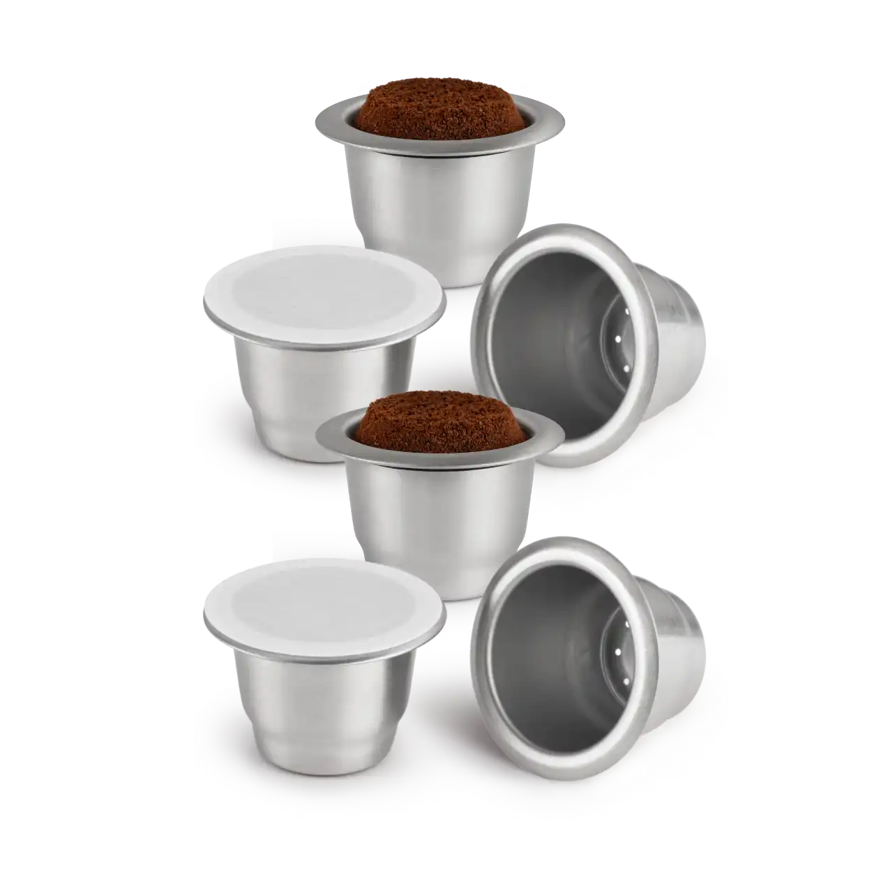 Capsules réutilisables & rechargeables en inox compatibles Nespresso®
