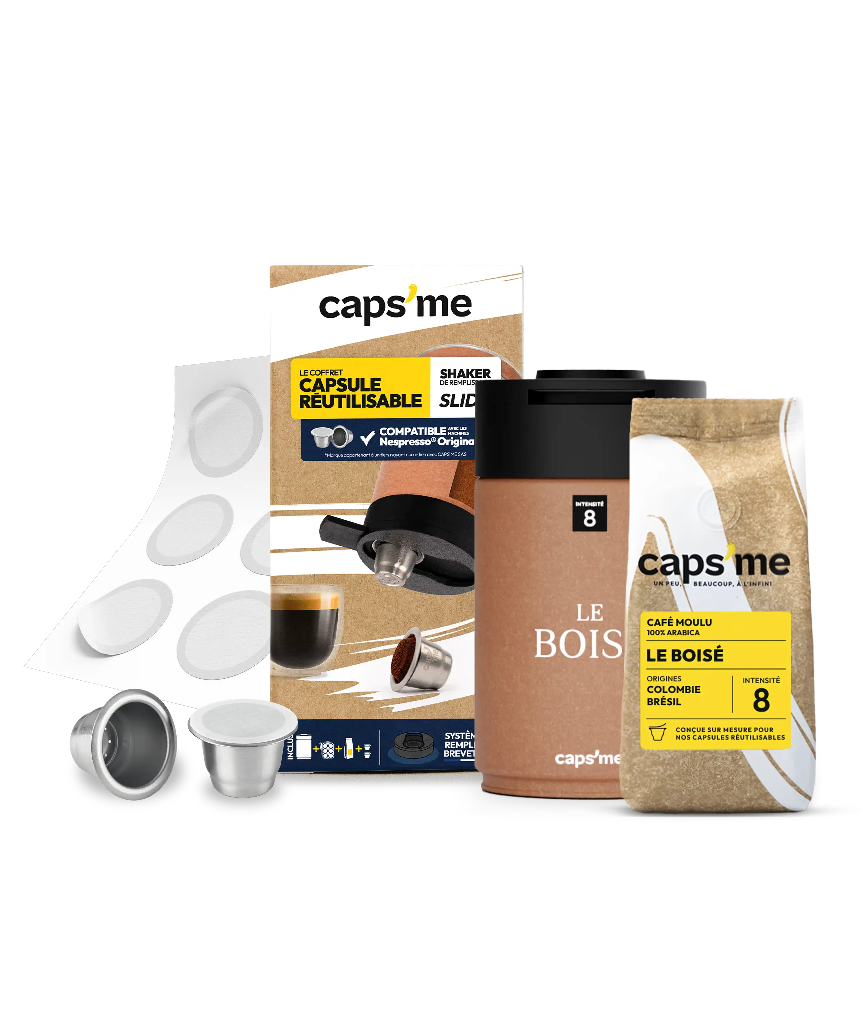 Coffret Caps'me Slide compatible Nespresso®