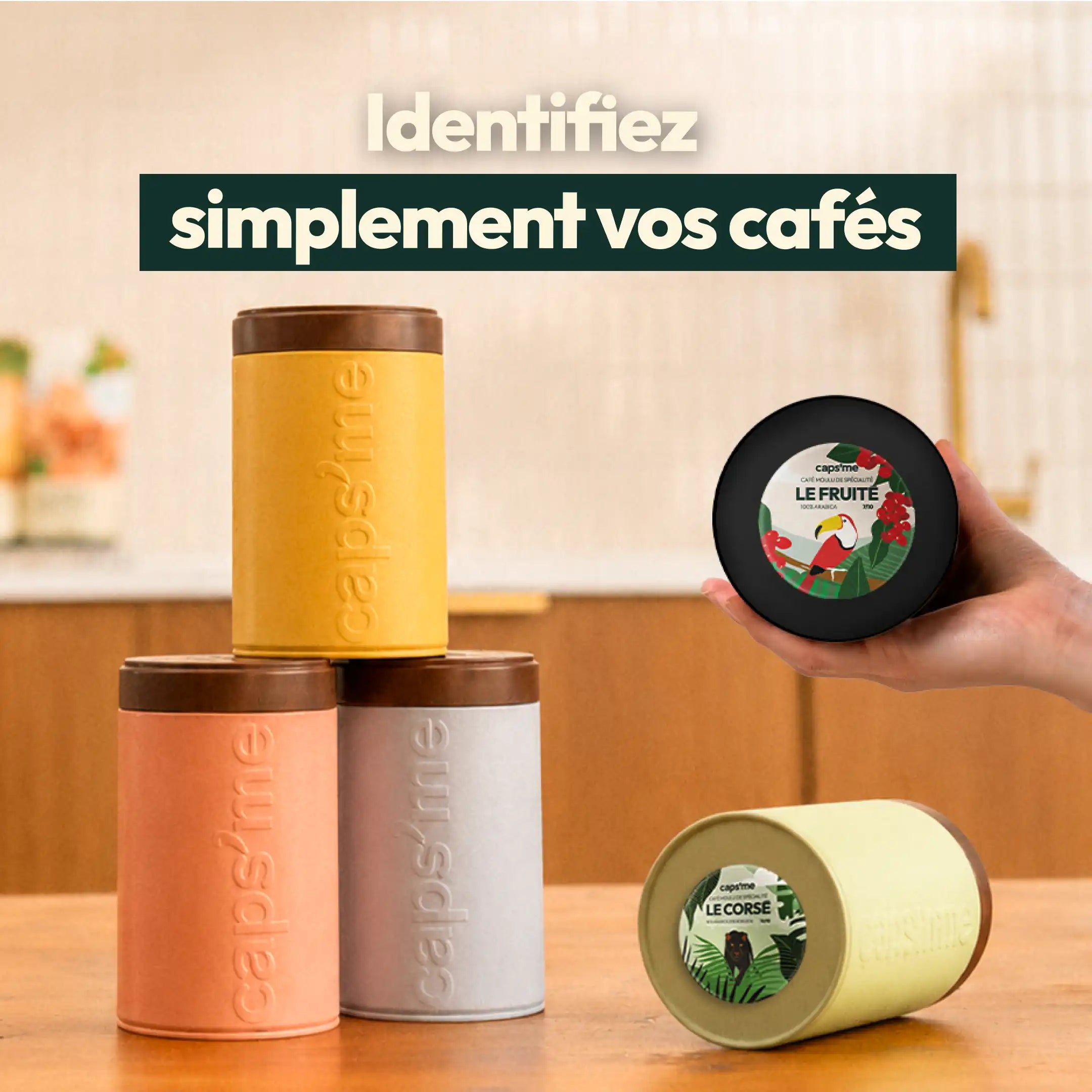 5 Aimants magnétiques de cafés de spécialité