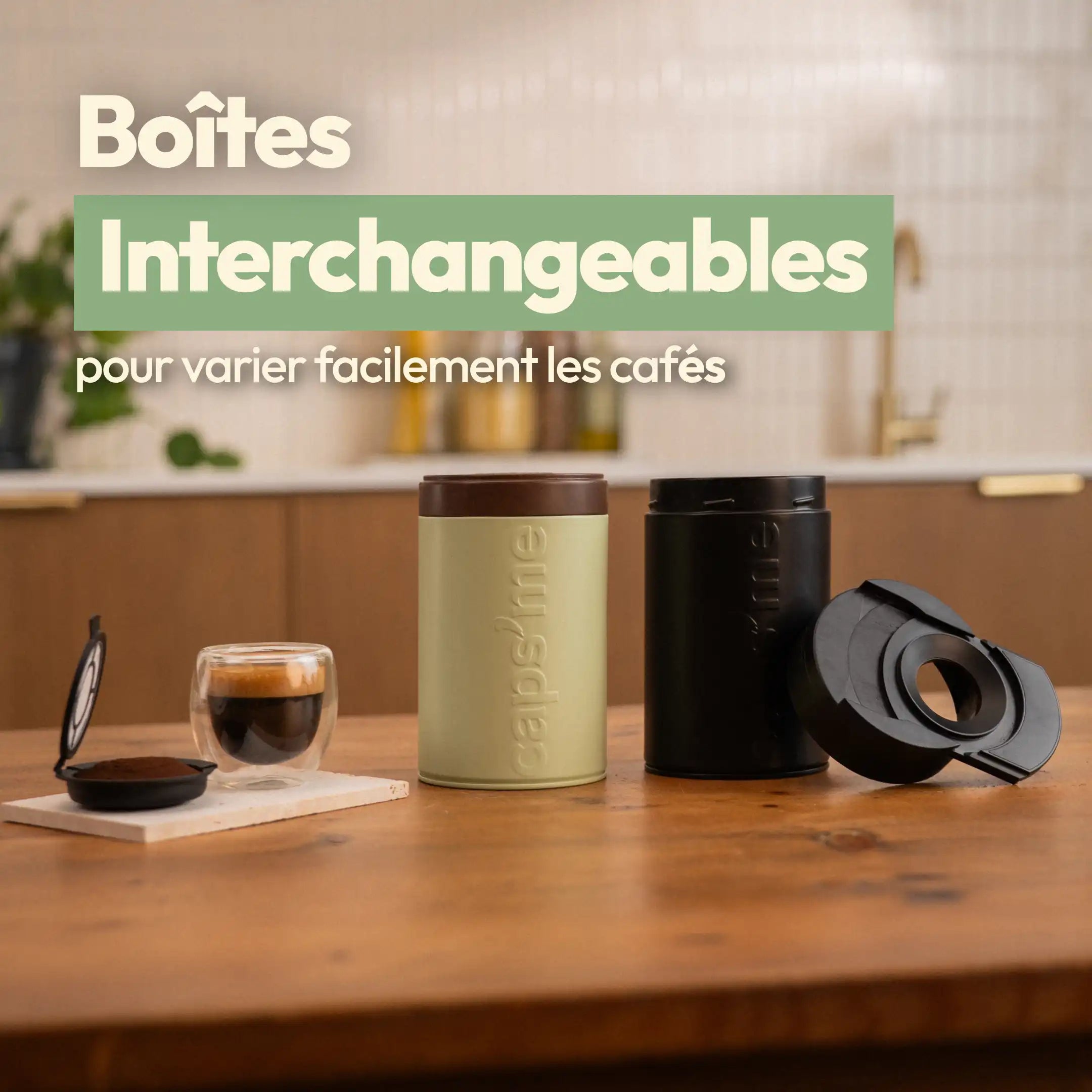Nouveau coffret capsules réutilisables compatibles Senseo®*