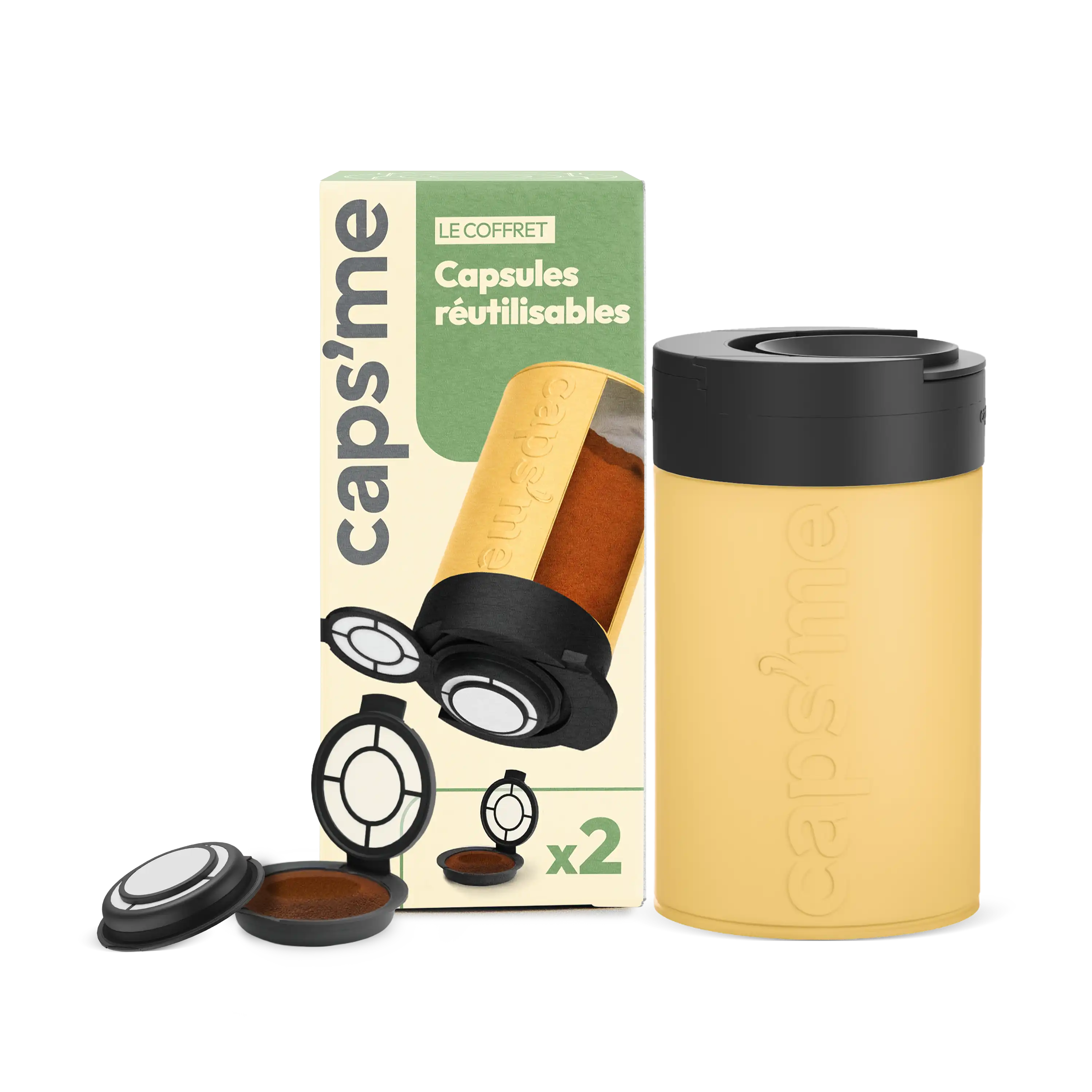 Nouveau coffret capsules réutilisables compatibles Senseo®*