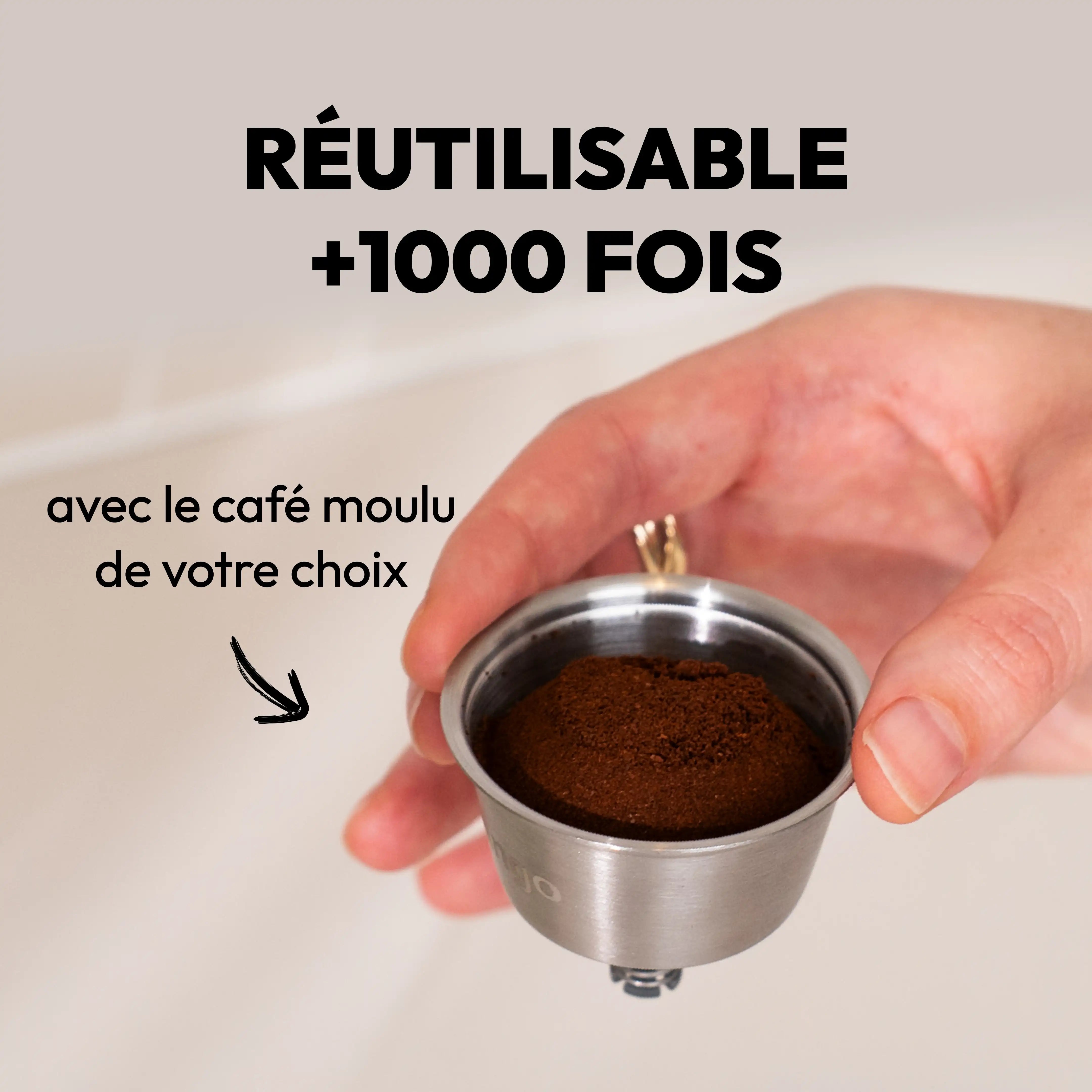 Capsule réutilisable & rechargeable Caps'me compatible Nescafé® Dolce Gusto®