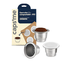 Pack Opercules & Capsules Compatible avec Nespresso® Original*