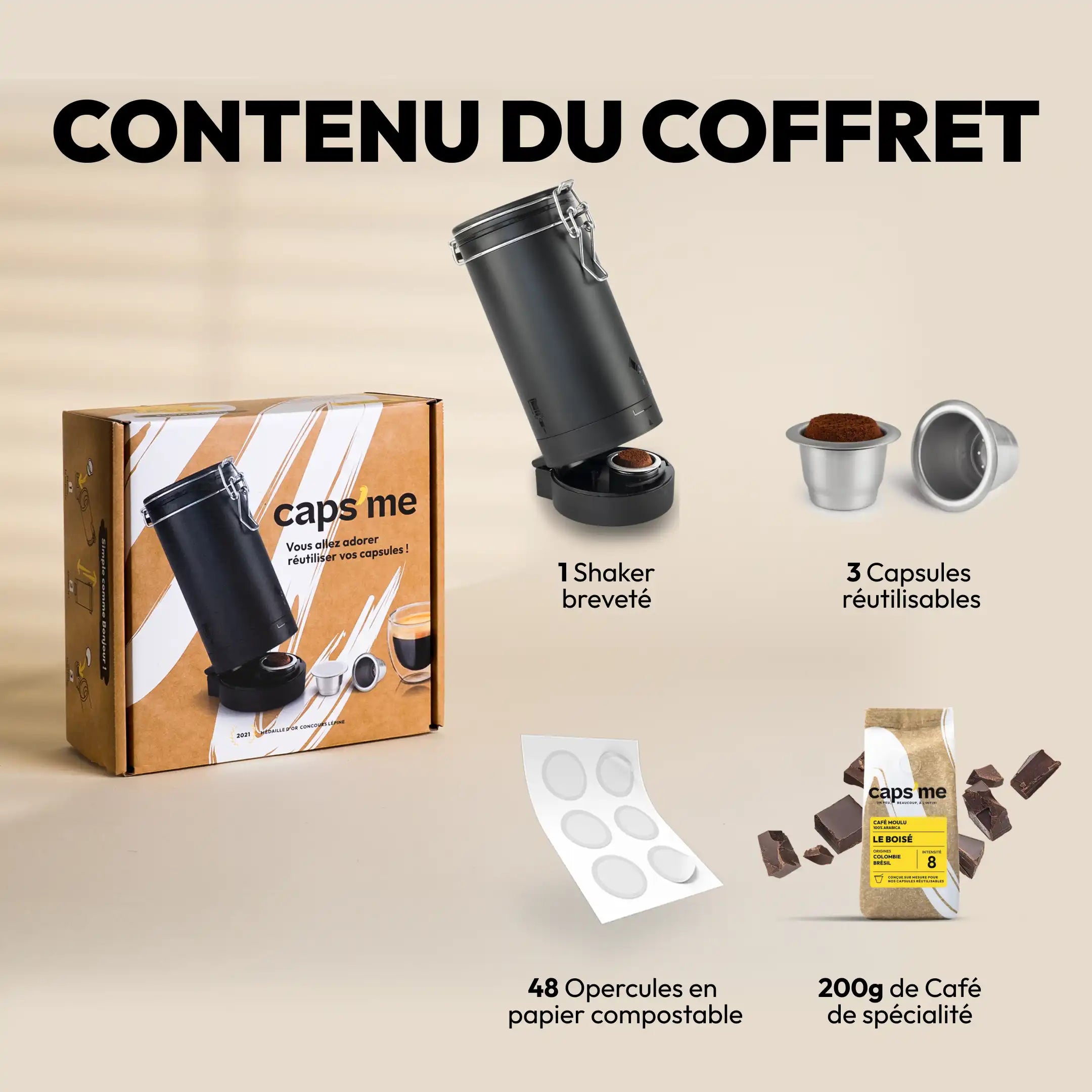 Le coffret Twist compatible Nespresso®
