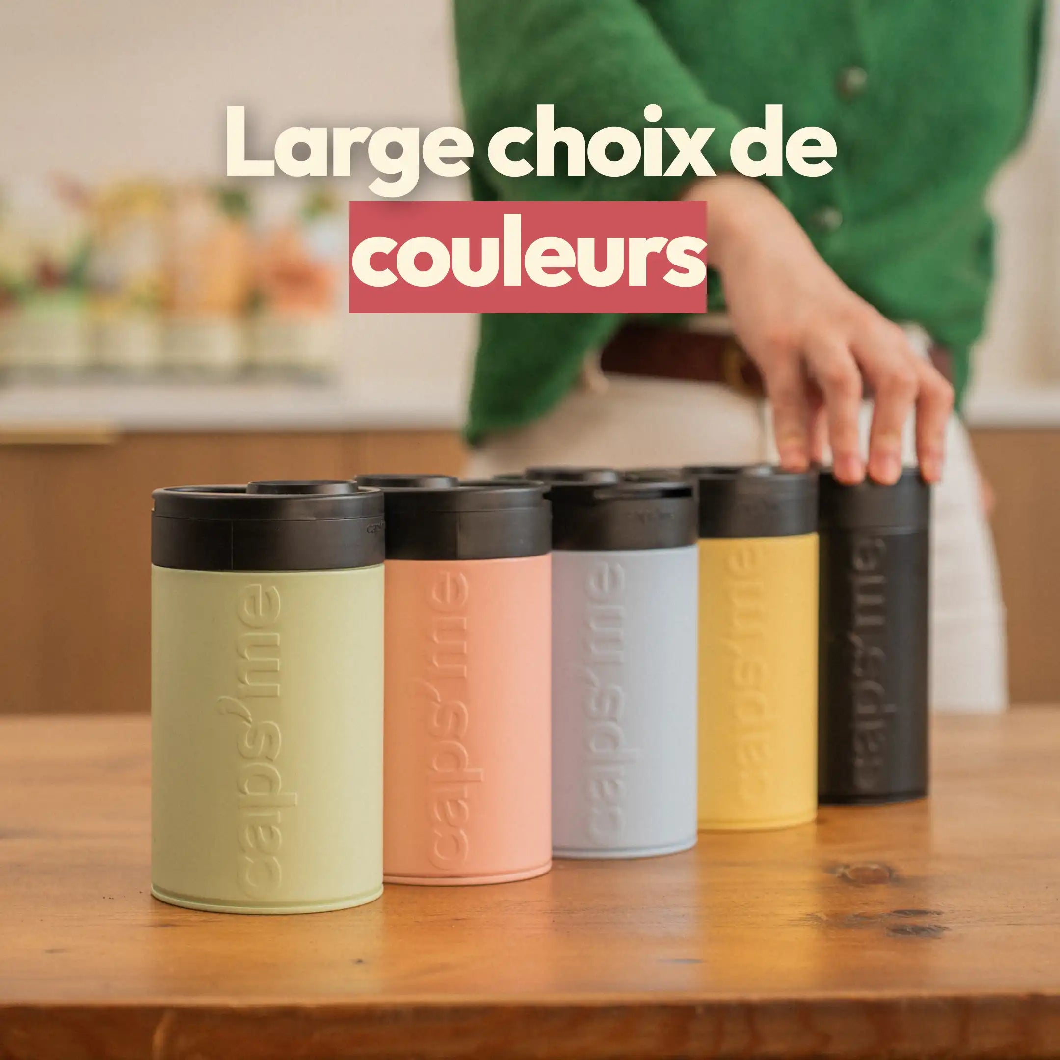 Nouveau coffret capsule réutilisable compatible Nescafé® Dolce Gusto®*