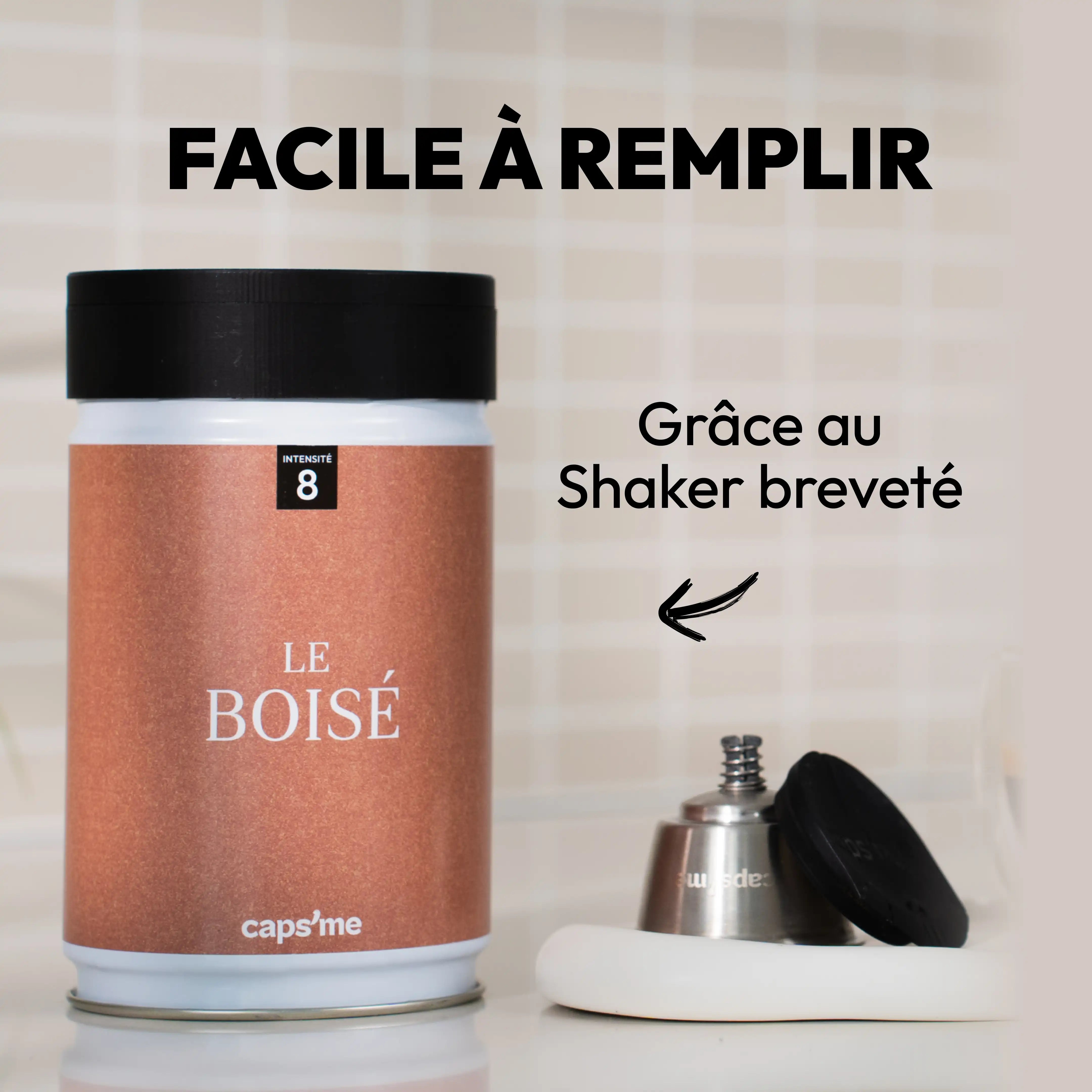 Capsule réutilisable & rechargeable Caps'me compatible Nescafé® Dolce Gusto®