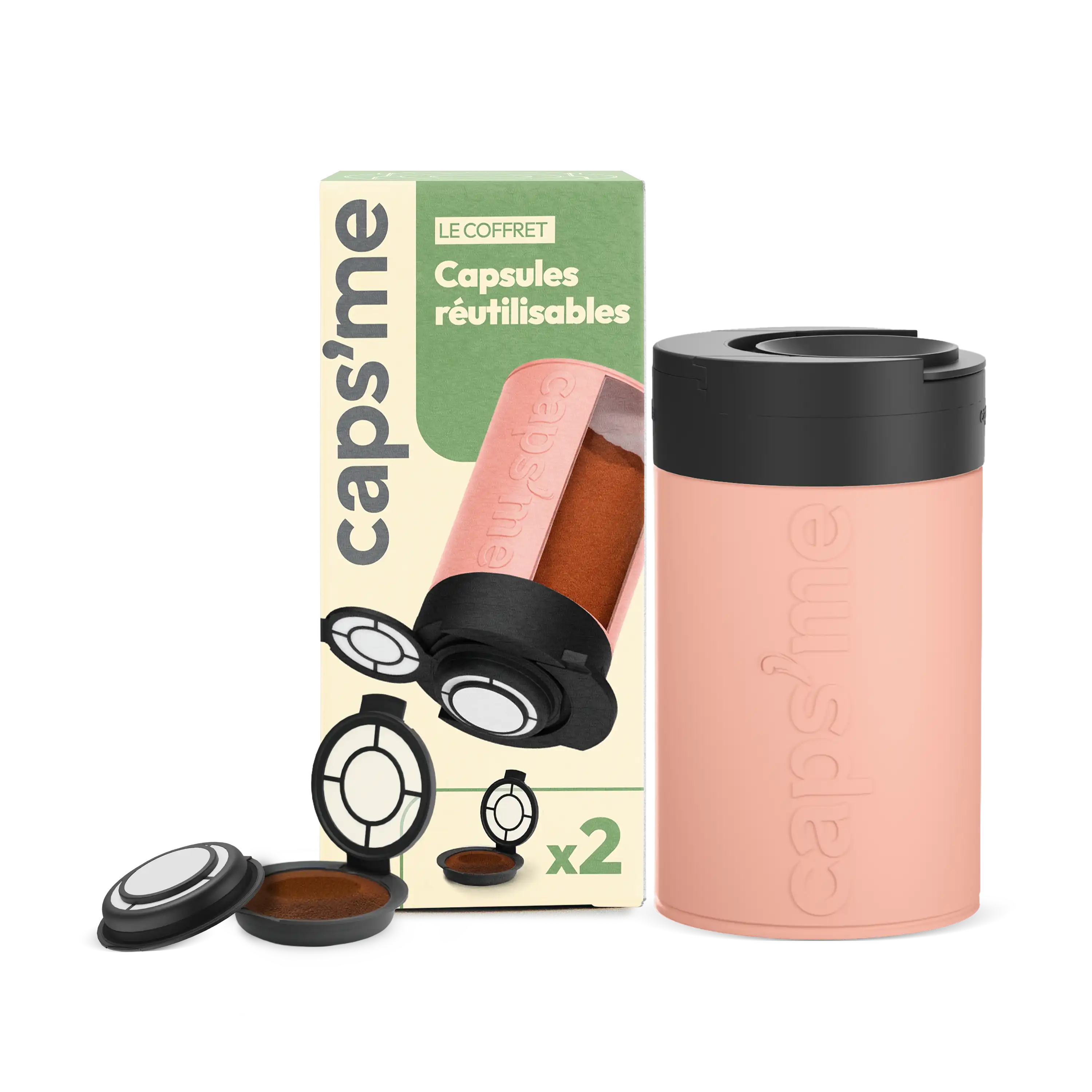 Nouveau coffret capsules réutilisables compatibles Senseo®*