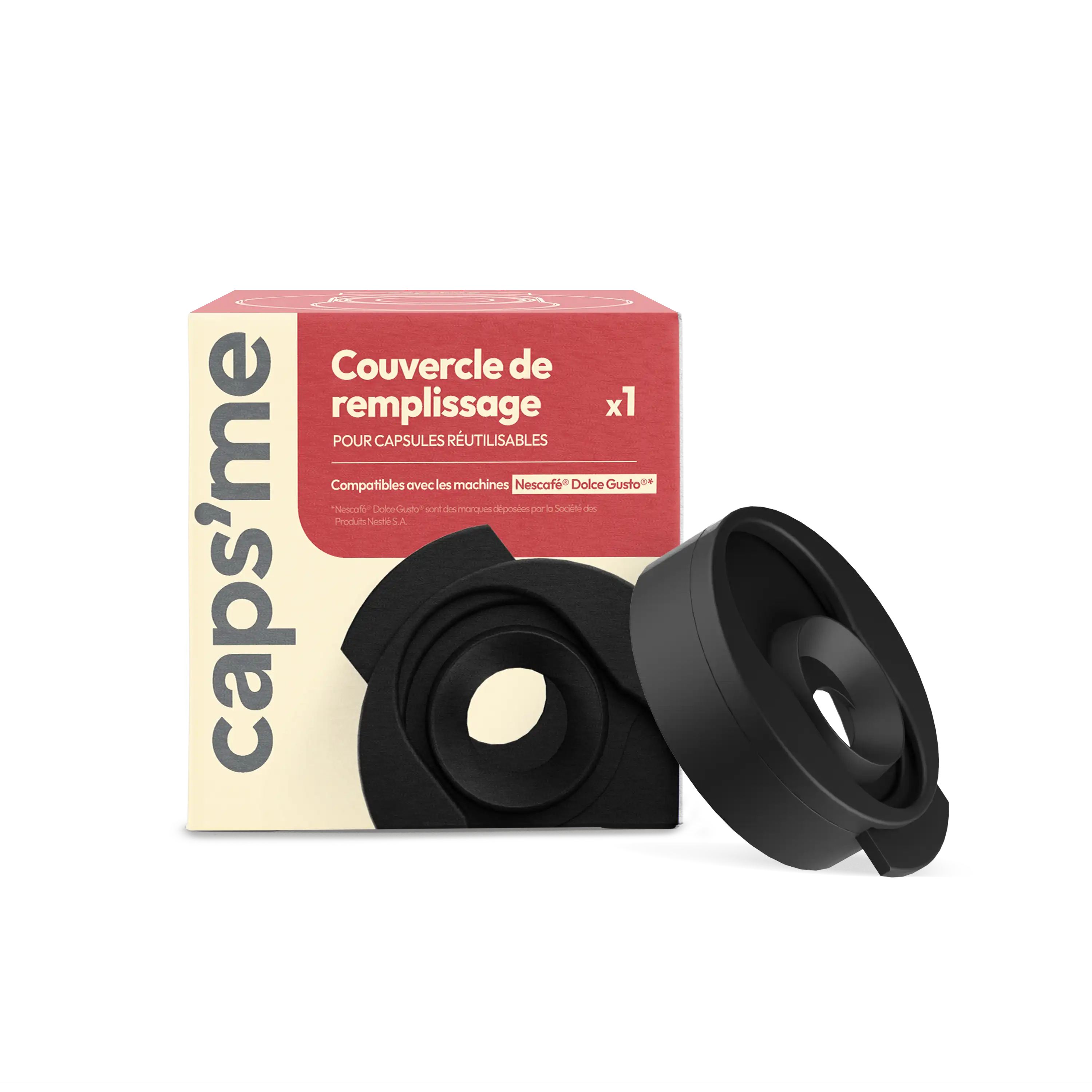 Couvercle de remplissage Easyfill Slide compatible Nescafé® Dolce Gusto®*