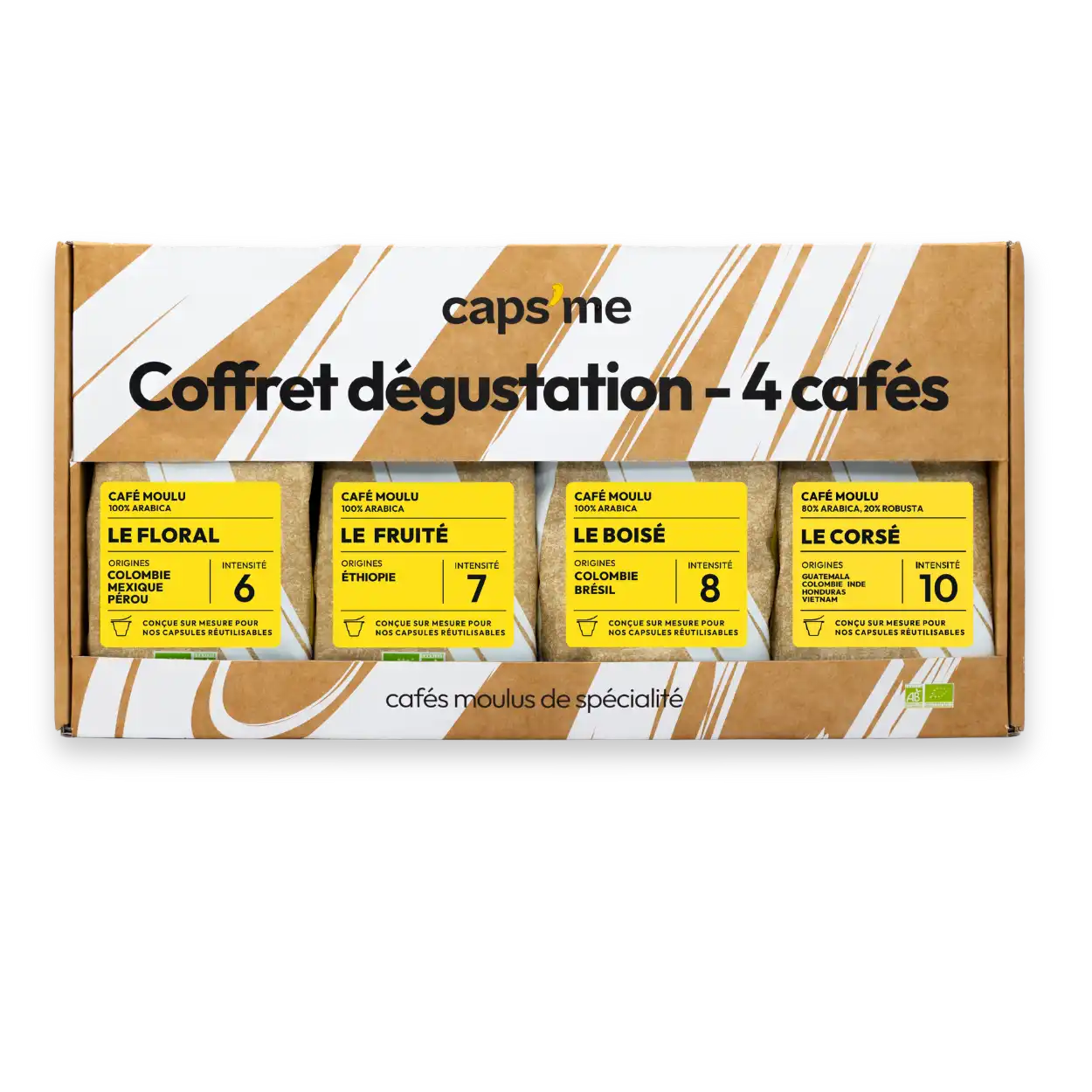 Coffret Dégustation 4 Cafés