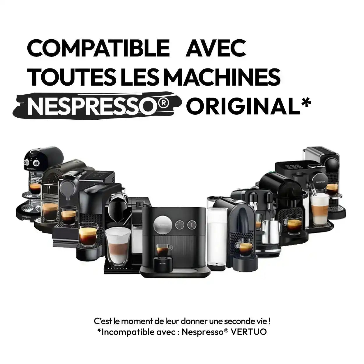 Opercules en papier pour capsules réutilisables Caps'me compatibles Nespresso®