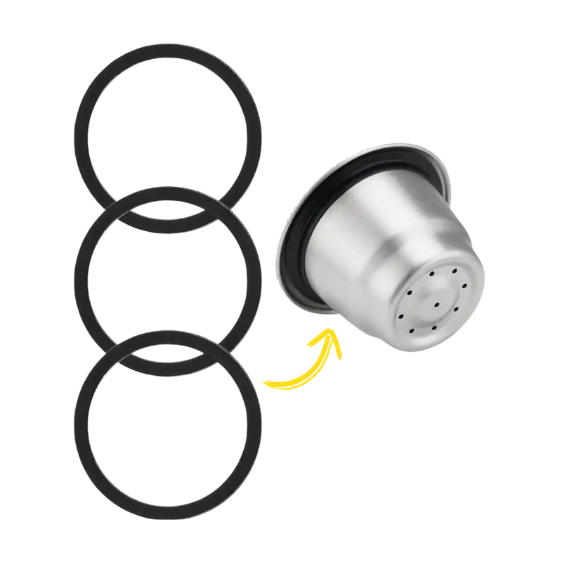 Pochette trois joints pour capsules compatibles Nespresso®