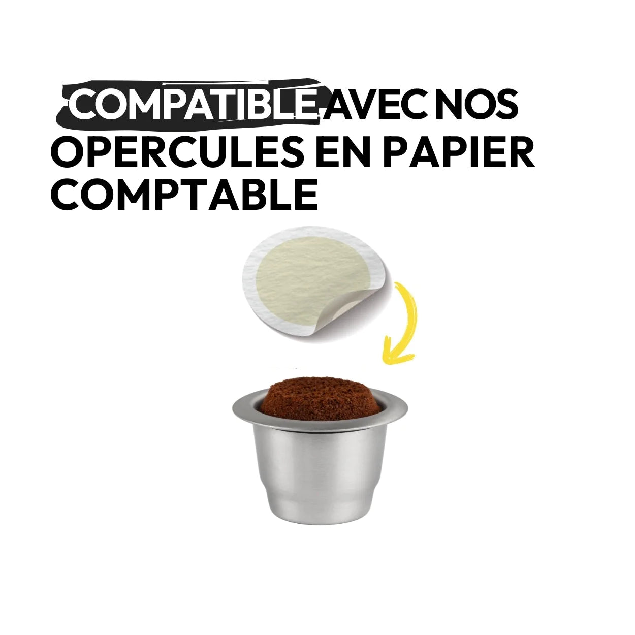 Capsules réutilisables & rechargeables en inox compatibles Nespresso®