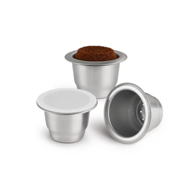 Capsules réutilisables & rechargeables en inox compatibles Nespresso®