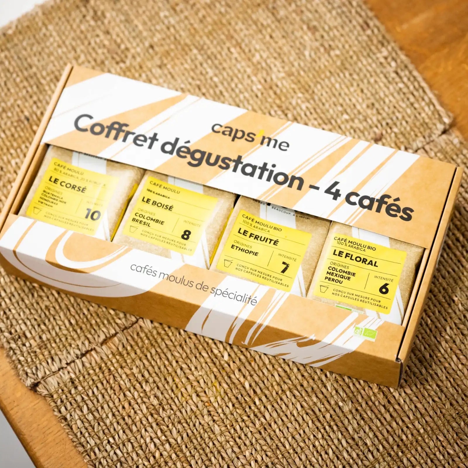Coffret Dégustation 4 Cafés