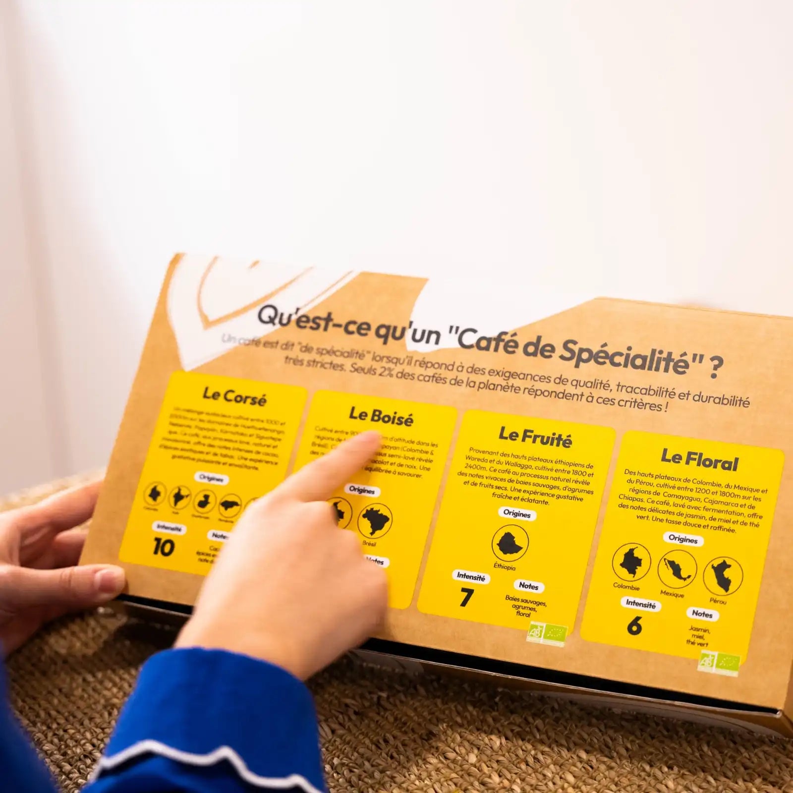 Coffret Dégustation 4 Cafés