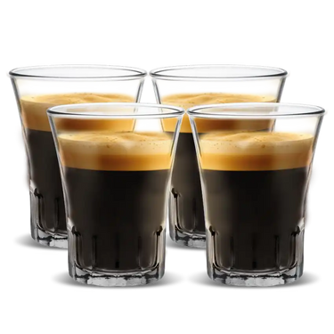 4 verres de café